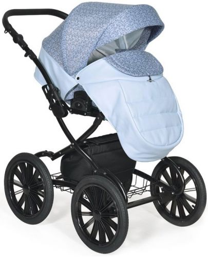 Детска количка Baby Giggle - Mio, 2в1, синя - 2