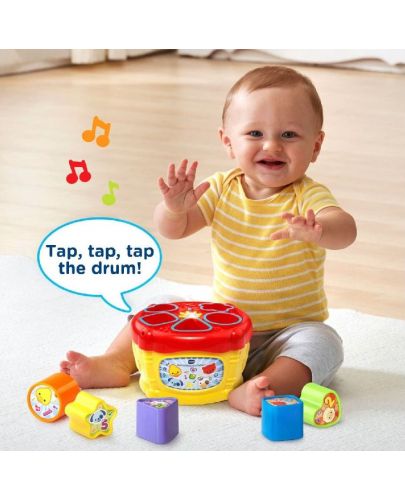 Детска играчка Vtech - Музикален барабан и сортер - 5