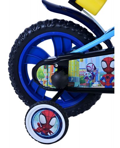 Детски велосипед с помощни колела E&L cycles - Spidey и приятели, 12'' - 7