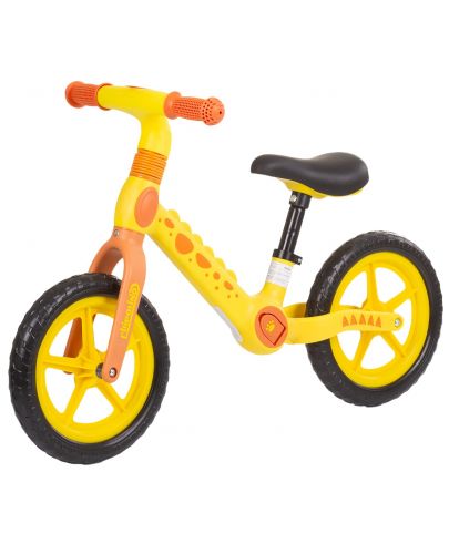 Детско колело за баланс Chipolino - Дино, жълто и оранжево - 1