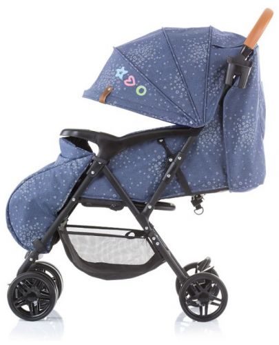Детска лятна количка Chipolino Ейприл - Синя, лен - 3