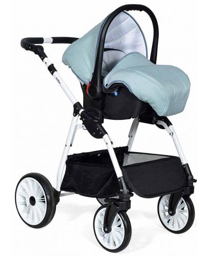 Комбинирана детска количка 3в1 Baby Giggle - Alpina, зелена - 4