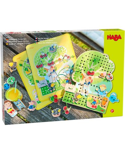 Детска игра за нанизване Нaba - Овощна градина - 1