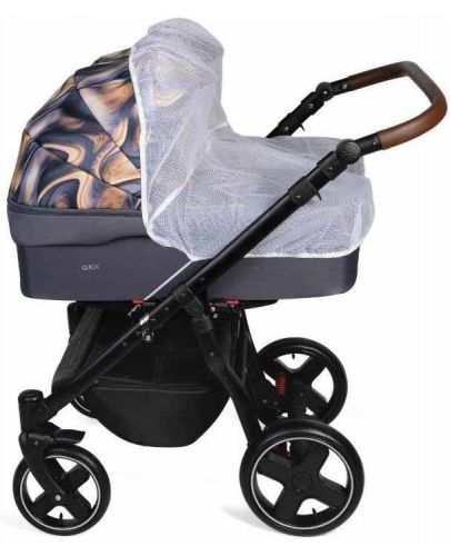 Детска количка за близнаци Dorjan Quick Twin 2в1, тъмно сива - 3