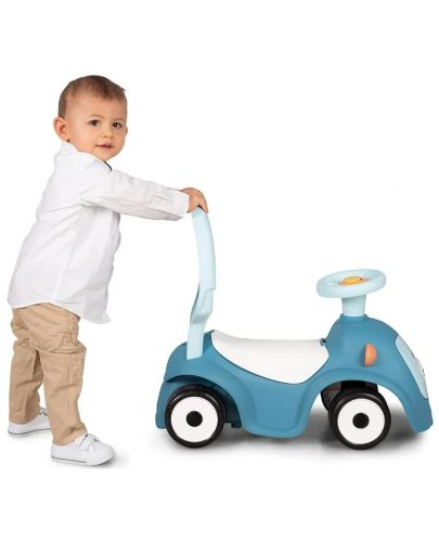 Детска кола за бутане Smoby - синя - 5