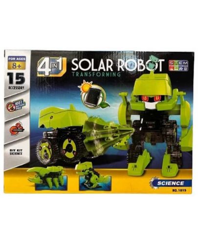 Детски соларен робот 4 в 1 Guga STEAM - Динозавър - 7