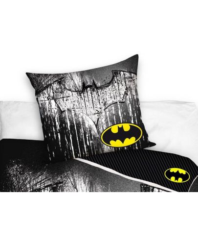 Детски спален комплект Sonne Home - Batman Steel logo, 2 части - 3