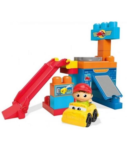 Детски строител Fisher Price Mega Bloks - Въртящият се гараж - 2