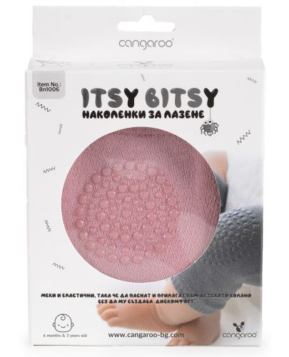 Детски наколенки за лазене Cangaroo - Itsy Bitsy, розови - 3