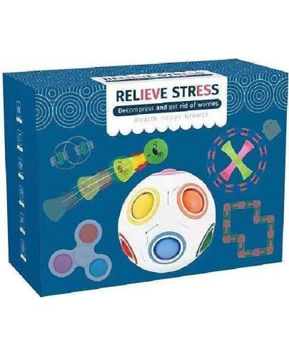 Детски антистрес комплект Raya Toys - Fidget Relieve Stress - 1