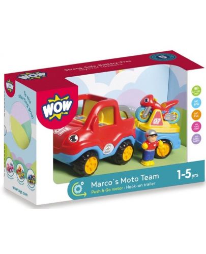 Детска играчка WOW Toys - Превозните средства на Марко - 2