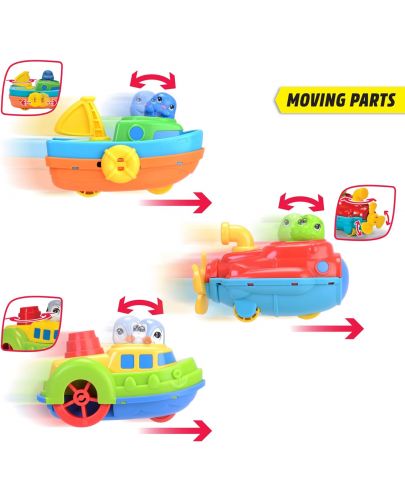 Детска играчка Simba Toys ABC - Лодка с фигурка, aсортимент - 4