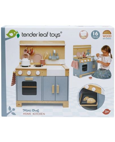 Детска дървена кухня Tender Leaf Toys - Mini Chef, с аксесоари - 7