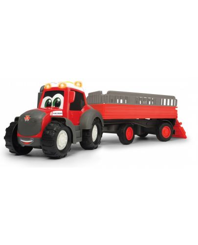 Детска играчка Simba ABC - Трактор с ремарке и конче, със звук и светлина - 2