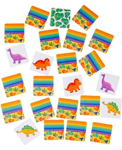 Детска игра за памет Bright toys - Динозаври - 3