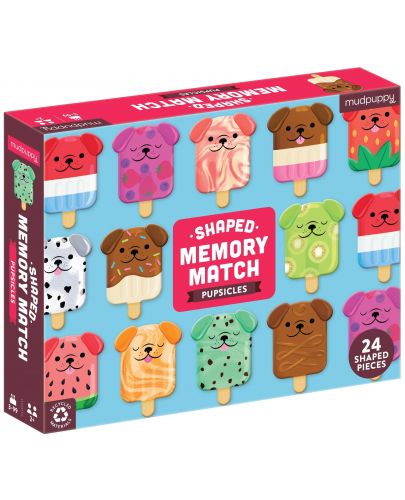 Детска мемори игра Mudpuppy - Pupsicles - 1