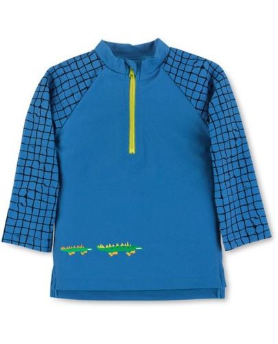 Детска блуза бански с UV защита 50+ Sterntaler - С крокодили, 110/116 cm, 4-6 години - 1