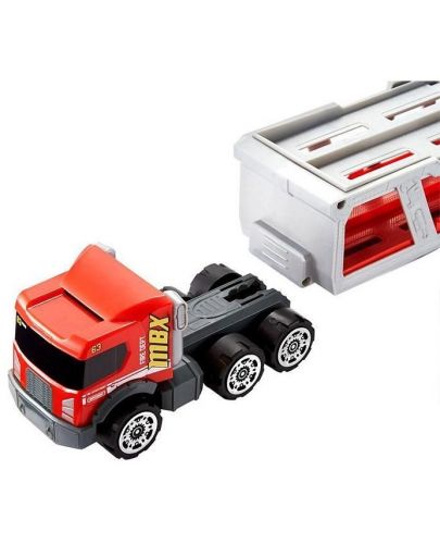 Детска играчка Mattel - Камион автовоз Fire Rescue Hauler - 3