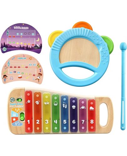 Детска играчка 2 в 1 Vtech - Интерактивен ксилофон и дайре - 2