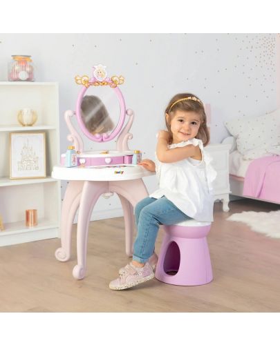 Детска тоалетка 2 в 1 Smoby Disney Princess - Фризьорски салон - 4