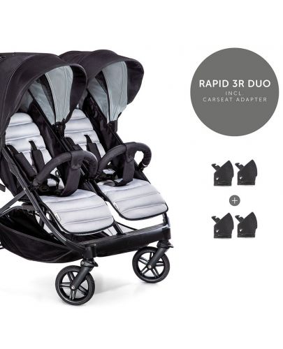 Детска количка за близнаци Hauck - Rapid 3R Duo - 1