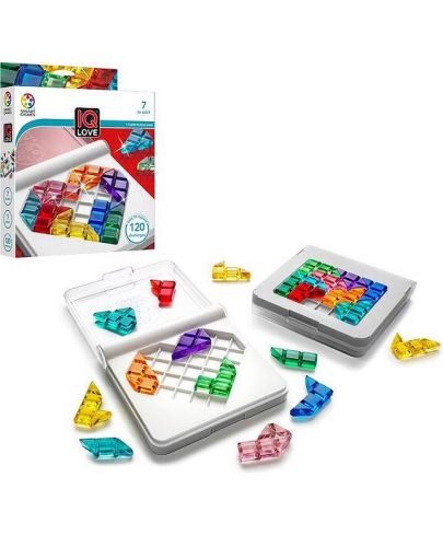 Детска логическа игра Smart Games - Iq Love, със 120 предизвикателства - 2
