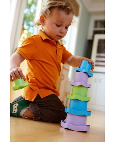 Детска играчка за сортиране Green Toys, с 6 чашки - 3