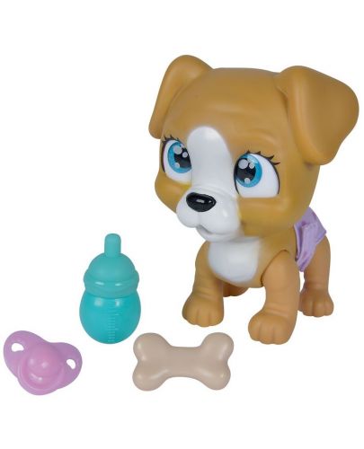 Детски комплект Simba Toys - Бебе кученце с памперс - 1