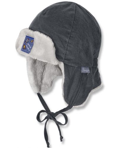 Детска зимна шапка ушанка Sterntaler - За момчета, 45 cm, 6-9 месеца - 1