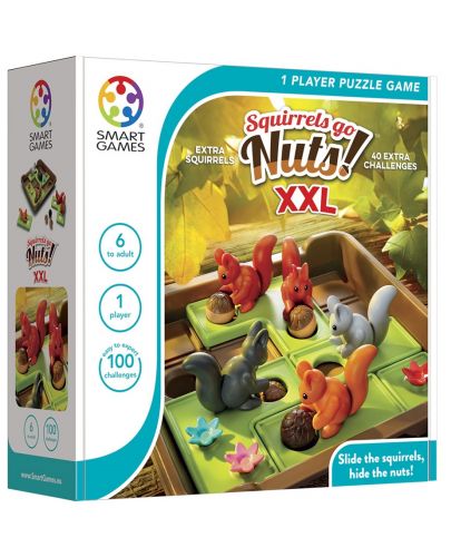 Детска игра Smart Games - Squirrels Go Nuts! XXL - 1