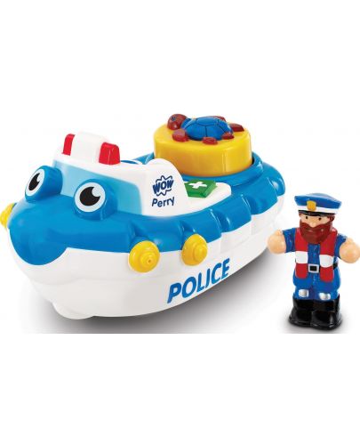 Детска играчка WOW Toys - Полицейска лодка - 2