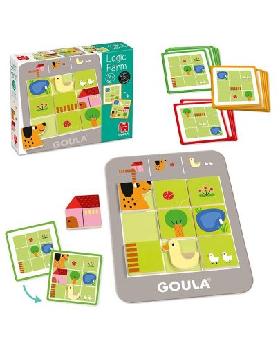 Детска логическа игра Goula - Ферма - 2