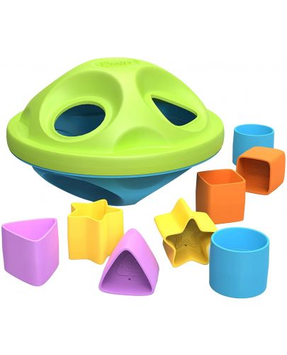 Детска играчка Green Toys - Сортер, с 8 формички - 1