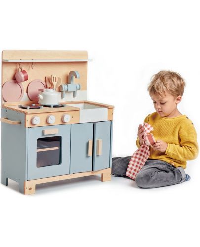 Детска дървена кухня Tender Leaf Toys - Mini Chef, с аксесоари - 3