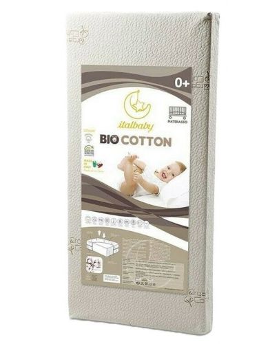 Детски матрак Italbaby - Bio cotton, 62 х 125 х 10 cm - 2
