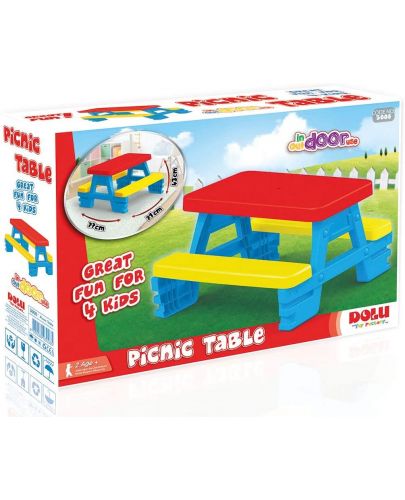Детска маса с пейки за пикник Dolu - 2