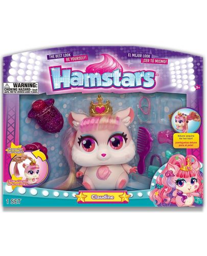 Детска играчка Hamstars - Хамстер за прически, Claudine - 1