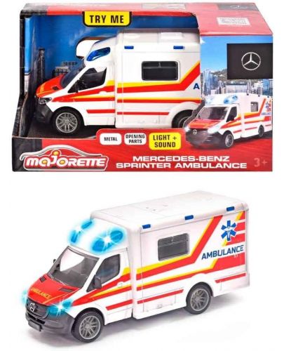 Детска играчка Majorette - Линейка Mercedes-Benz Sprinter - 1