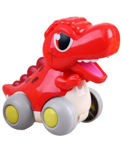 Детска играчка Hola Toys - Бързият динозавър, червен - 1