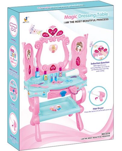 Детска тоалетка Ocie - Magic Dressing Table, със звук и светлина - 2