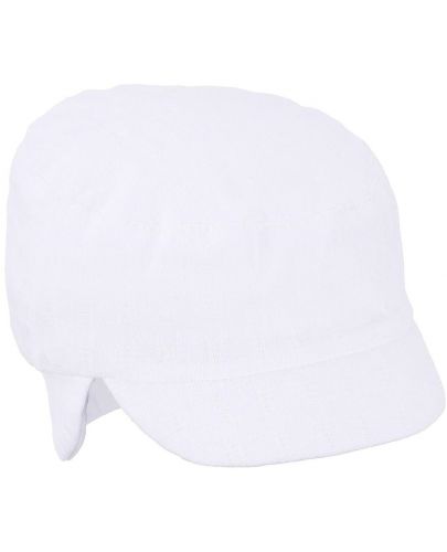Детска лятна шапка с UV 50+ защита Sterntaler - 49 cm, 12-18 месеца, бяла - 2