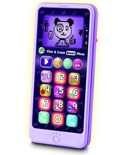 Детска играчка LeapFrog - Смарт телефон, лилав - 1