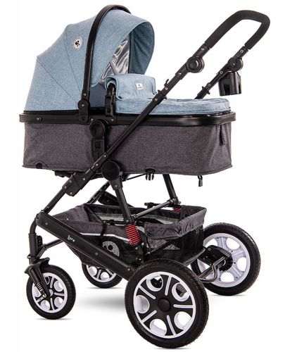 Детска комбинирана количка 3в1 Lorelli - Lora Set, синя - 3
