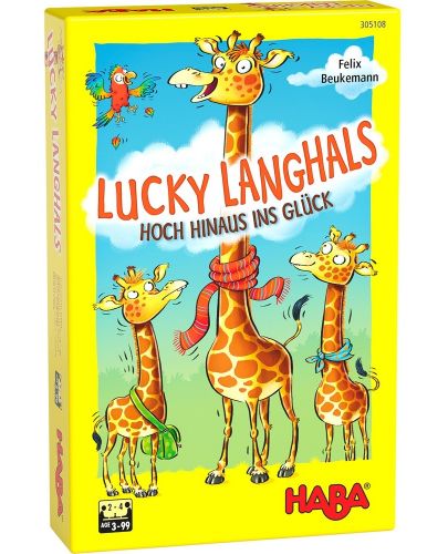 Детска настолна игра Haba - Жирафчета - 1