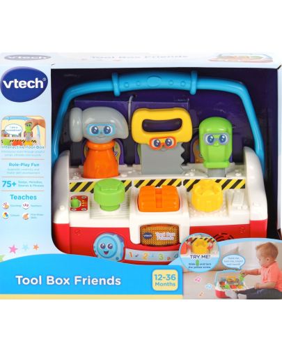 Детска игачка Vtech - Интерактивна кутия с инструменти - 1