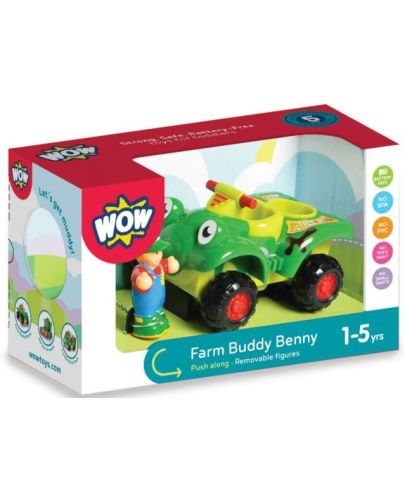 Детска играчка WOW Toys - Фермерското бъги на Бени - 3