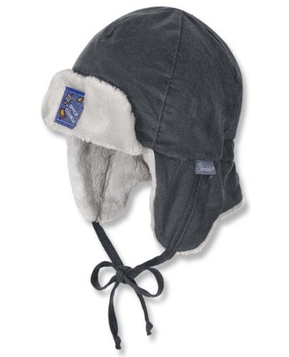 Детска зимна шапка ушанка Sterntaler - За момчета, 41 cm, 4-5 месеца - 1