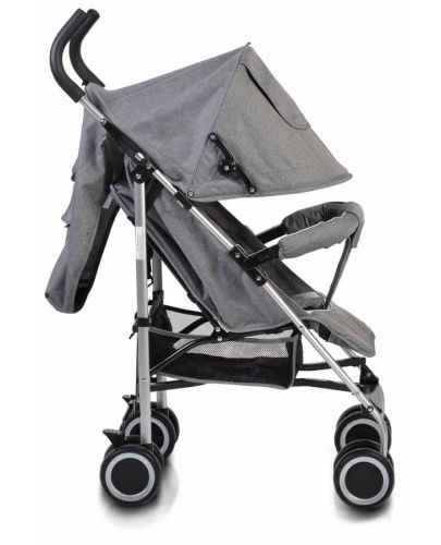 Детска лятна количка Cangaroo - Sapphire, сива - 5