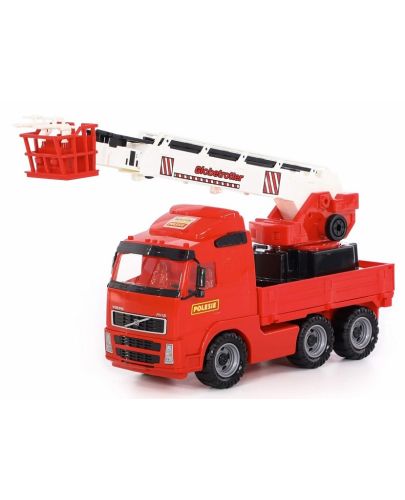 Детска играчка Polesie - Пожарен автомобил с кран Volvo 58379 - 1
