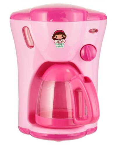 Детска играчка GOT - Машина за кафе със светлина, розова - 1